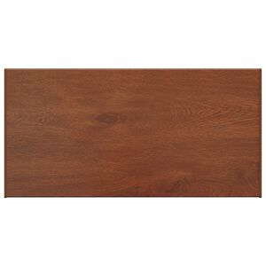 vidaXL Fensterbank Braunes Holz 80 x 40 x 4,5 cm PVC