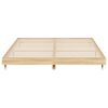 vidaXL Bettgestell ohne Matratze Sonoma-Eiche 180x200 cm Holzwerkstoff