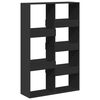 vidaXL Raumteiler Schwarz 100x33x155,5 cm Holzwerkstoff