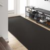 vidaXL Fu&szlig;matte Sonstiges Schwarz 120 x 350 cm Polyamid und PVC