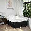 vidaXL Bettgestell ohne Matratze Schwarz 120x190 cm Stoff