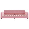 vidaXL Tagesbett mit Matratze Rosa 90x200 cm Samt
