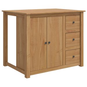 vidaXL K&uuml;cheninsel Set 2 stk. PANAMA Honigwachs 112 x 77 x 90 cm