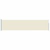 vidaXL Ausziehbare Seitenmarkise 120&times;500 cm Creme