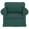 vidaXL Sofa 60cm Dunkelgr&uuml;n Metall