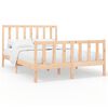 vidaXL Massivholzbett ohne Matratze 140x200 cm Kiefernholz