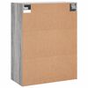 vidaXL Wandschrank Grau Sonoma 69,5x34x90 cm