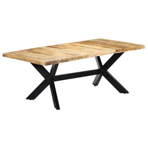 vidaXL Esstisch 200&times;100&times;75 cm Massivholz Mango