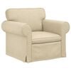 vidaXL Sofa 2 pcs Creme