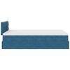 vidaXL Ottoman-Bett mit Matratze Dunkelblau 120x190 cm Samt