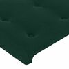 vidaXL Bettgestell ohne Matratze Dunkelgr&uuml;n 90x190 cm Samt