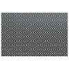 vidaXL Outdoor-Teppich ARAKIL Wei&szlig; und Schwarz 190x290 cm PP