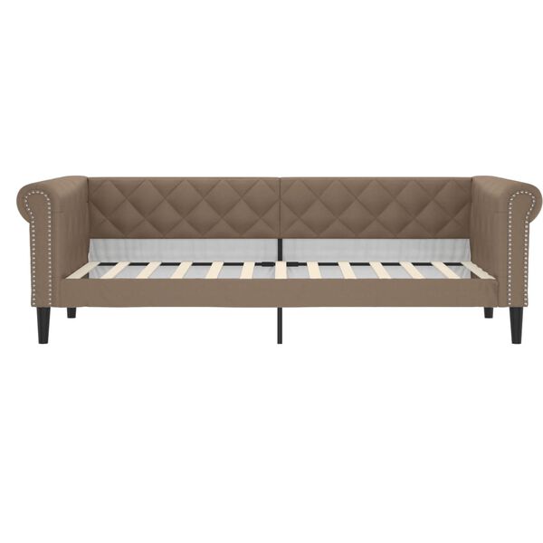 vidaXL Tagesbett Cappuccino-Braun 80x200 cm Kunstleder