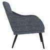 vidaXL Sessel Dunkelgrau 63x76x80 cm Samt