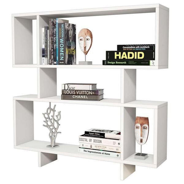 Homemania B&uuml;cherregal Hera 100x22x111cm Wei&szlig;