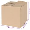 vidaXL Faltbox mit Speicher 50 pcs Natur 20 x 20 x 20 cm Karton