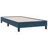 vidaXL Bettgestell ohne Matratze Dunkelblau 90x220 cm Samt