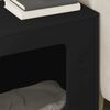 vidaXL Katzenhaus Schwarz 51 x 30 x 42 cm Holzwerkstoff