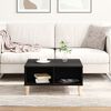 vidaXL Couchtisch Schwarz Eichen-Optik 60 x 60 x 30 cm Holzwerkstoff