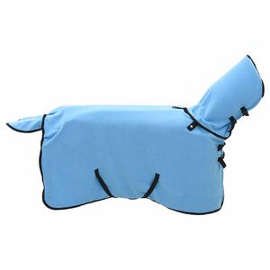 vidaXL Pferdedecke Volles Aqua 75 cm Polyester-Fleece