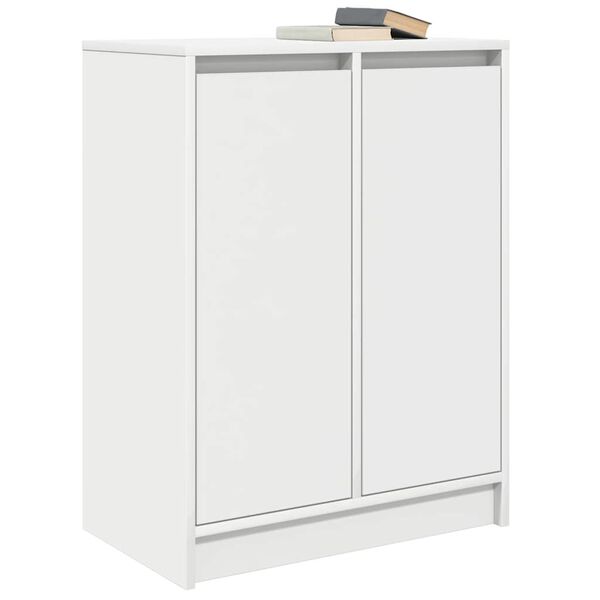 vidaXL Sideboard Wei&szlig; 57x34x76 cm Holzwerkstoff