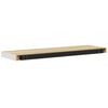 vidaXL Schweberegale 2 Stk. Eichen-Optik und Wei&szlig; 80x23,5x3,8 cm MDF