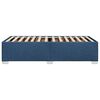 vidaXL Bettgestell ohne Matratze Blau 100x200 cm Stoff
