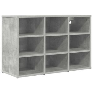 vidaXL Schuhschrank Betongrau 77,5 x 30 x 51 cm Holzwerkstoff