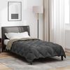 vidaXL Winterbettdecke Hellgrau und Anthrazit 200 x 140 cm Mikrofaser