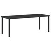 vidaXL Garten Essgruppe mit Kissen 7 pcs Wei&szlig; Poly Rattan