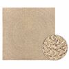 vidaXL Teppich ZIZUR 200x200 cm Jute-Optik Indoor und Outdoor