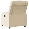 vidaXL Relaxsessel Elektrisch Creme Stoff
