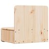 vidaXL Nachttisch 2 pcs Braun 44 x 32,5 x 40 cm Massivholz Kiefer