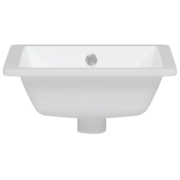 vidaXL Waschbecken Wei&szlig; 36x31,5x16,5 cm Rechteckig Keramik