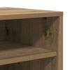 vidaXL Schuhregal Artisan-Eiche 60x35x70 cm Holzwerkstoff