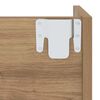 vidaXL Schuhschrank 2 pcs Artisan-Eiche 60 x 18 x 60 cm Holzwerkstoff