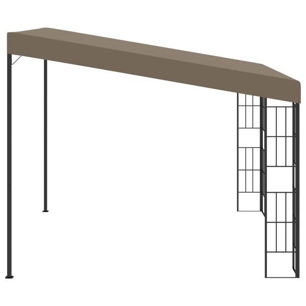 vidaXL Wand-Pavillon 3x3 m Taupe Stoff