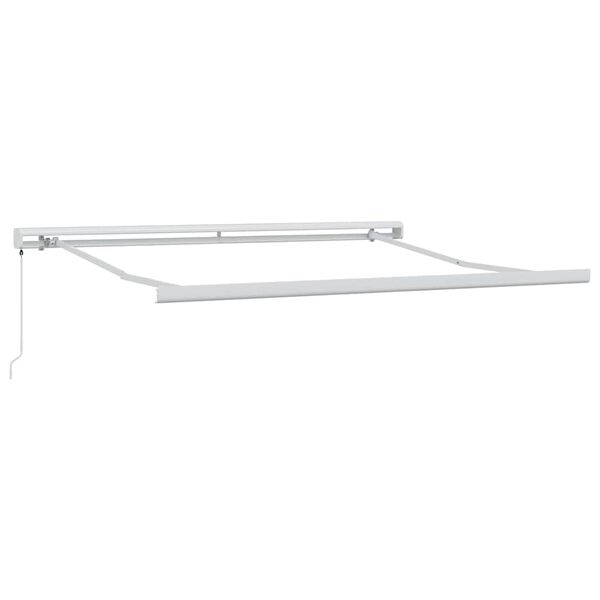 vidaXL Einziehbare Markise Rot und Schwarz 350 x 250 cm
