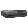 vidaXL Gewichtsdecke Anthrazit 137 x 200 cm 6 kg 100% Baumwolle 205T
