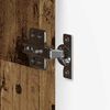 vidaXL Badezimmerschrank-Set TULUM Altholz 37 x 31,5 x 203 cm