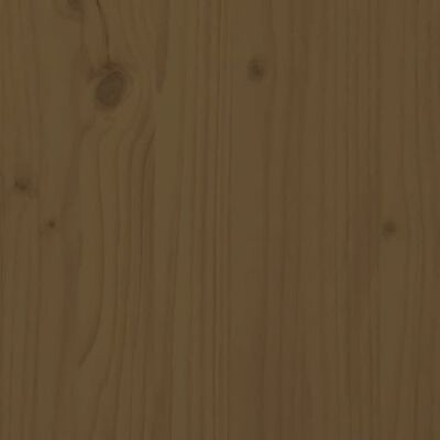 vidaXL Monitorständer Honigbraun 70x27,5x15 cm Massivholz Kiefer