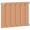 vidaXL Gartentor 100 x 80 cm WPC und Aluminium Braun