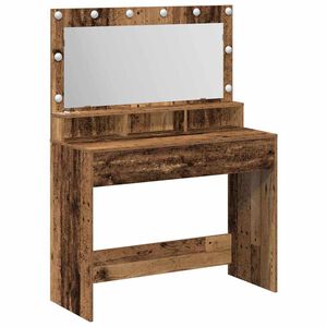 vidaXL Schminktisch Altholz 100 x 41 x 135 cm Holzwerkstoff