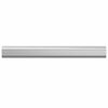 vidaXL Kleiderstange 2 pcs Silber 764 x 15 x 29 mm Aluminiumlegierung