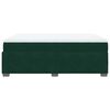 vidaXL Boxspringbett mit Matratze Dunkelgr&uuml;n 140x200 cm Samt