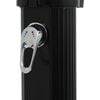 vidaXL Solardusche Klappbar Schwarz 214 cm 23 L