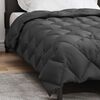 vidaXL Winterbettdecke Anthrazit 200 x 140 cm Mikrofaser