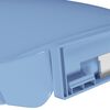 vidaXL Toilettensitz mit Absenkautomatik Blau Oval