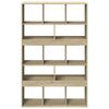 vidaXL Raumteiler Sonoma-Eiche 100x33x156,5 cm Holzwerkstoff