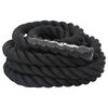 vidaXL Battle Rope Schwarz 6 m 4,5 kg Polyester